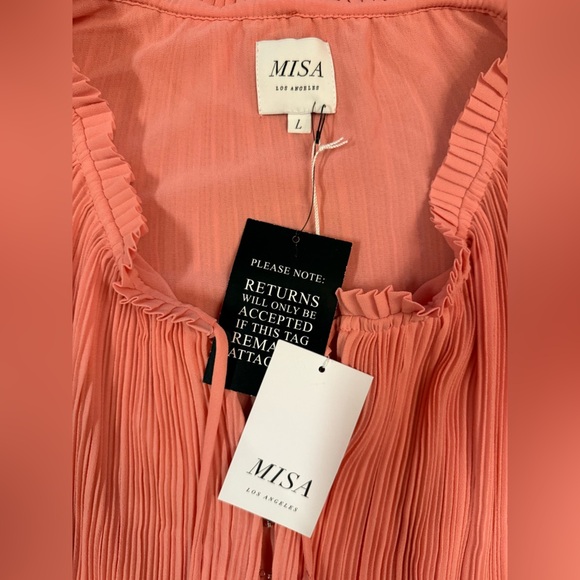NWT MISA LOS ANGELES Azmina Dress in Pink Size Large - Picture 14 of 16